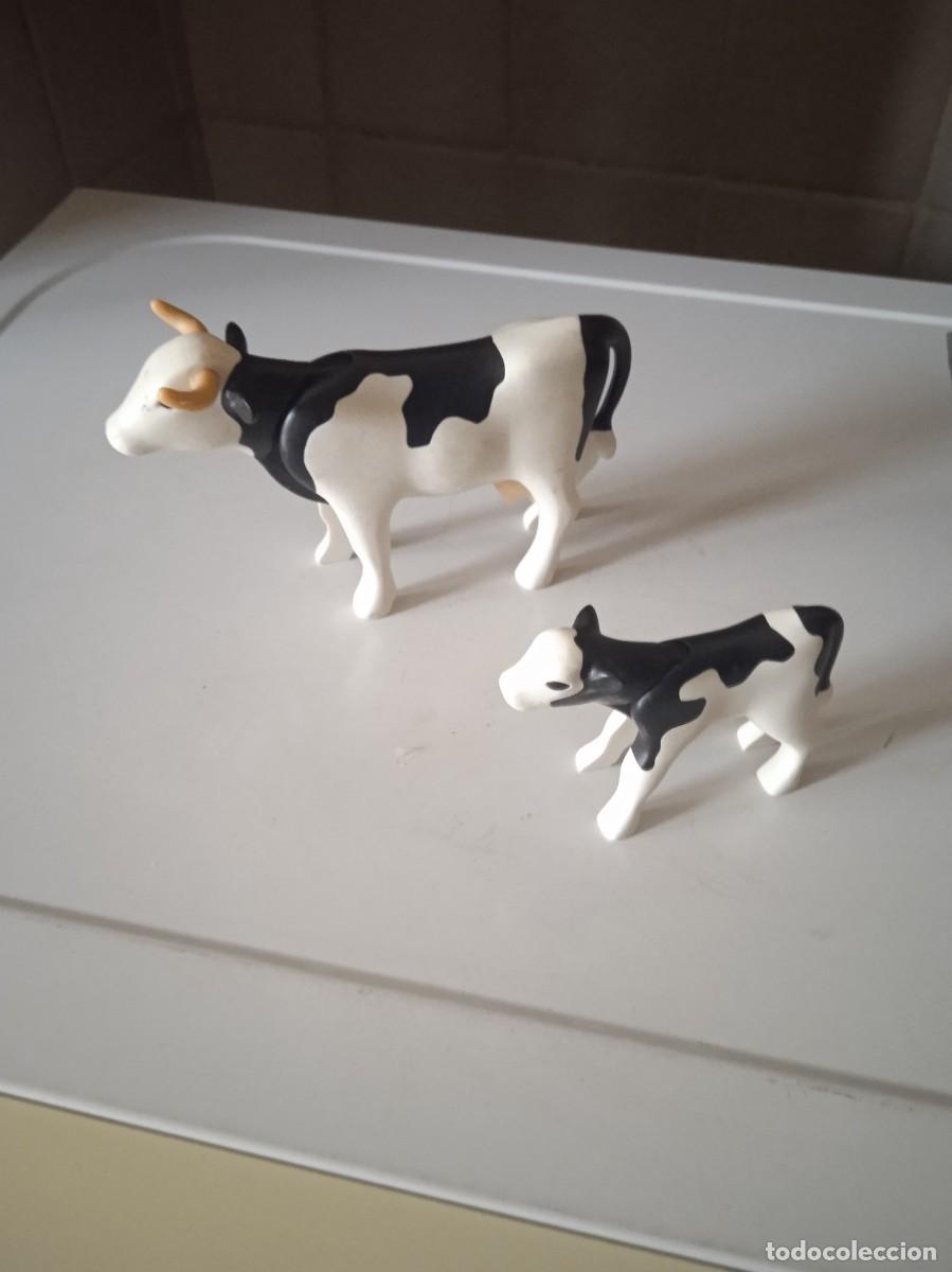 Playmobil: LOTE DE VACA Y TERNERA DE PLAYMOBIL - Foto 1