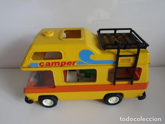 Playmobil: DIFICIL AUTOCARAVANA CAMPER AMARILLA ESPECIAL 1&ordf; &Eacute;POCA PLAYMOBIL