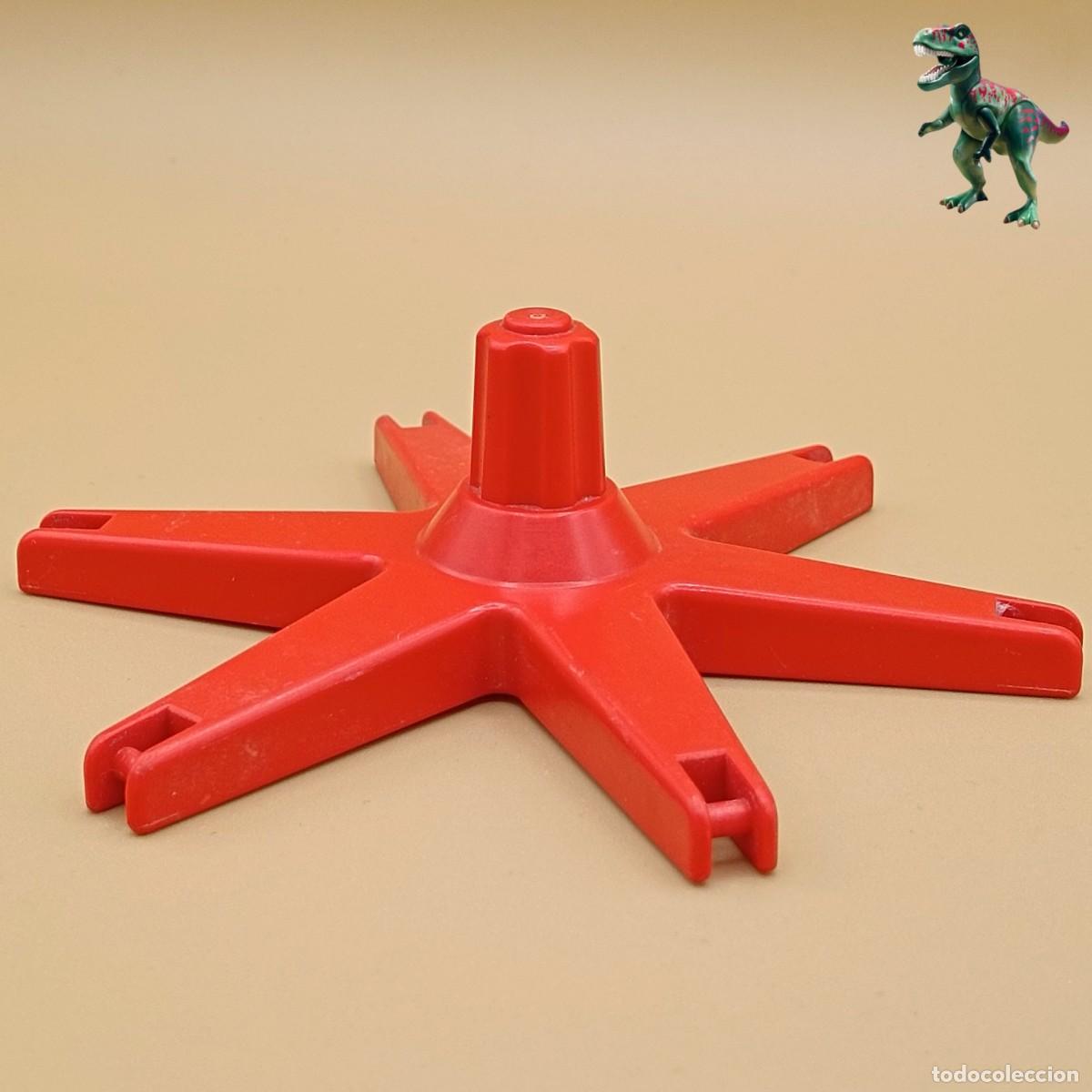 Playmobil: Playmobil techo rojo de carrusel tiovivo enganche soporte rueda columpios parque 3195 3223 4070