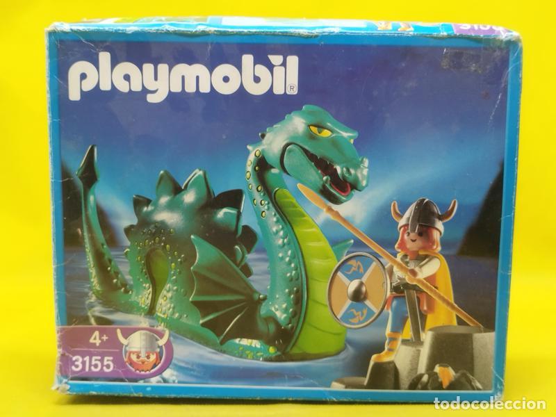 Playmobil: Playmobil Drag&oacute;n marino y vikingo REF 3155