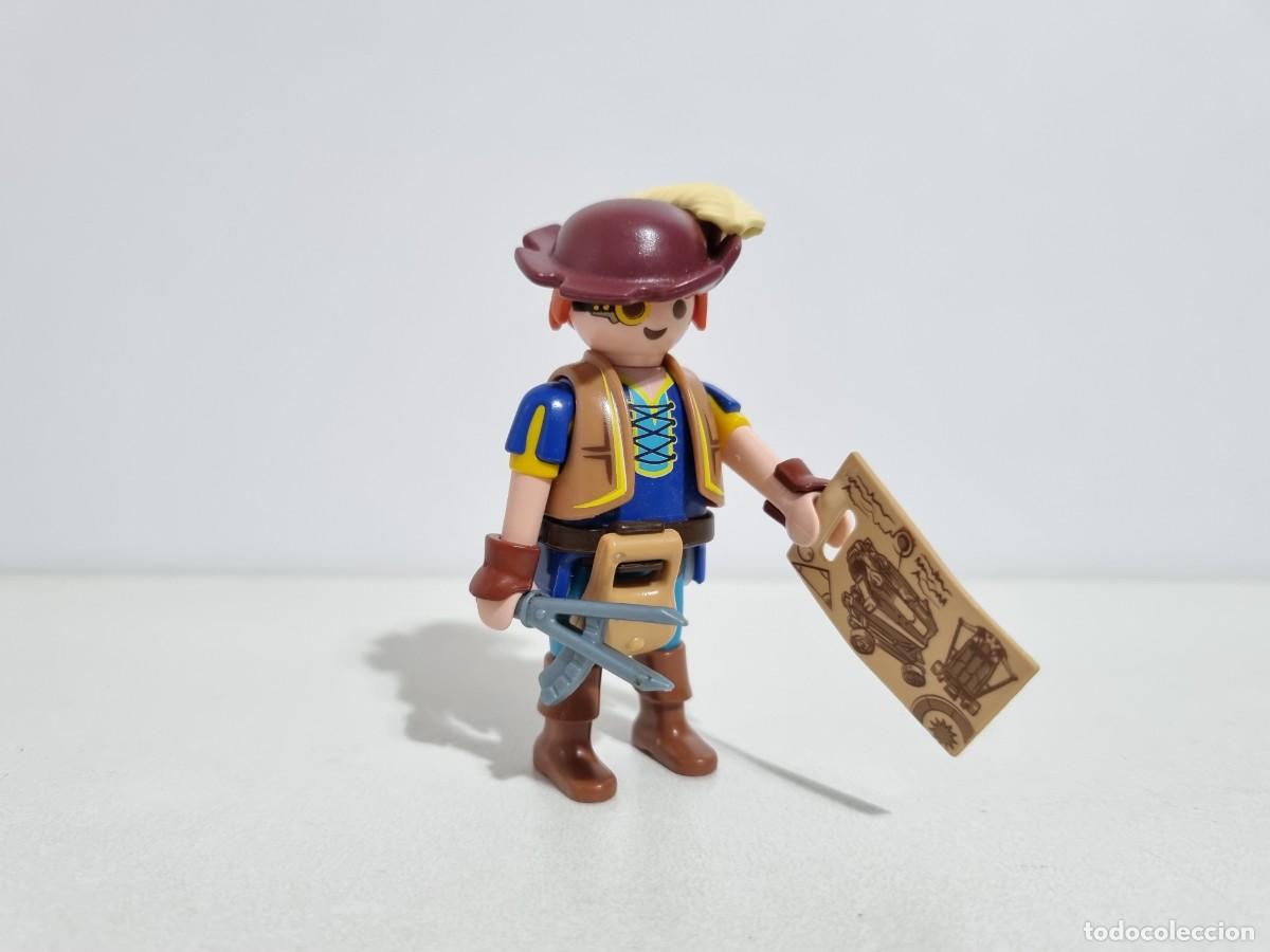 Playmobil: Playmobil 70220 Figura Cartografo Caballero Castillo Novelmore Fortaleza Bastion