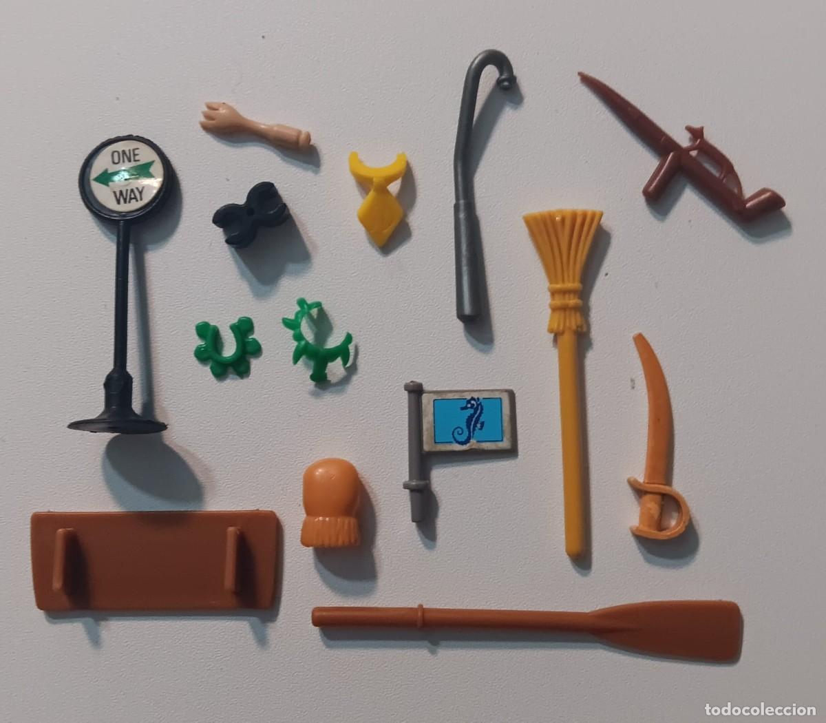 Playmobil: lote accesorios para figura playmobil famobil geobra oeste medieval victoriano