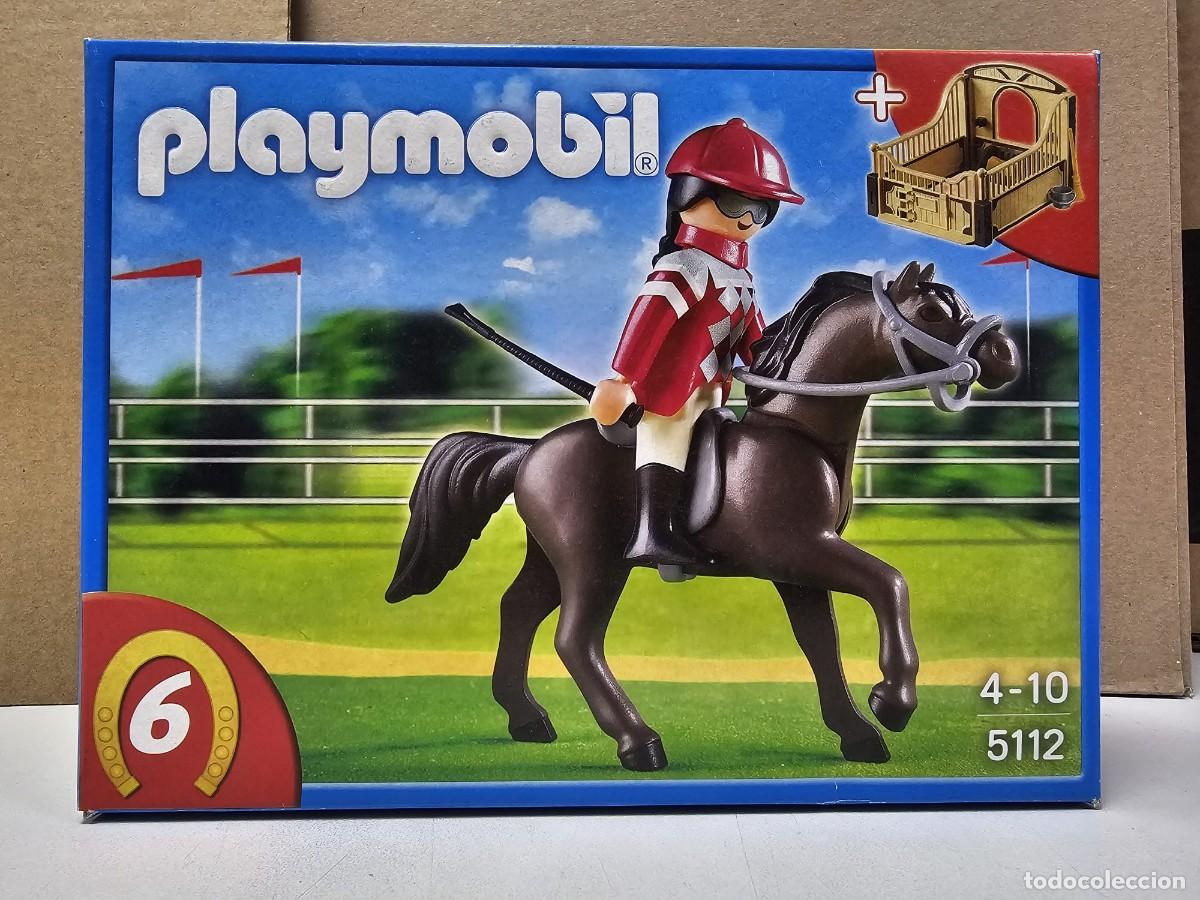 Playmobil: PLAYMOBIL 5112 CABALLO &Aacute;RABE CON ESTABLO MARR&Oacute;N Y AMARILLO, NUEVO, CERRADO, CAJA SELLADA