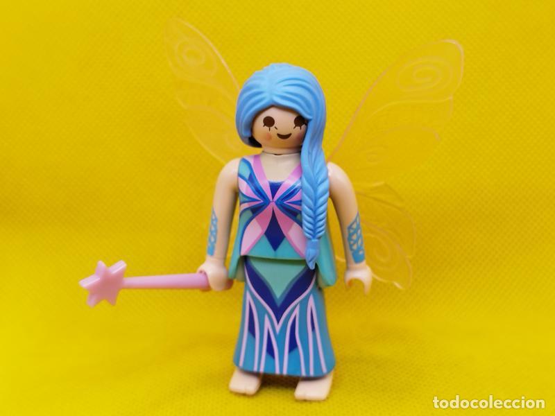 Playmobil: Playmobil Hada con pelo azul y varita m&aacute;gica
