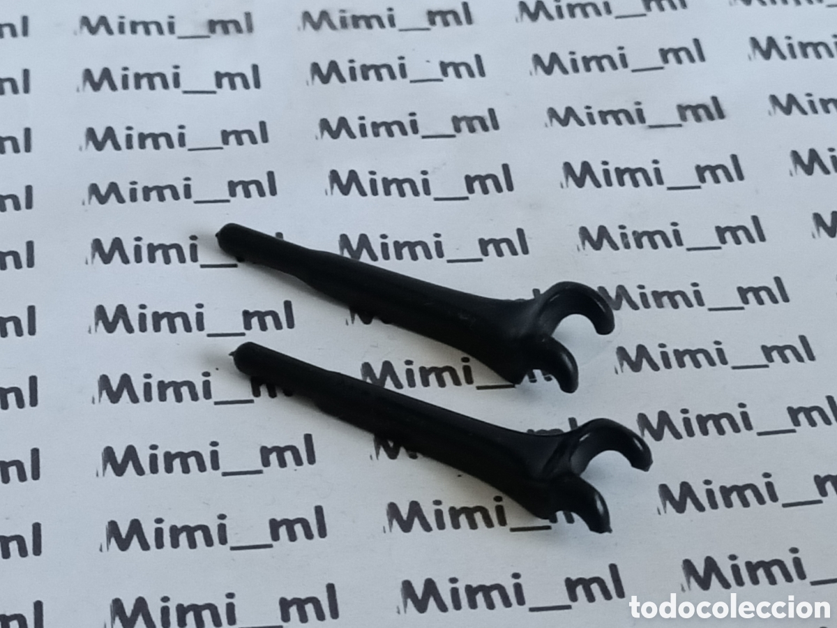Playmobil: Playmobil 2 palancas mecanico coche f&oacute;rmula 1 llaves para tuercas ruedas