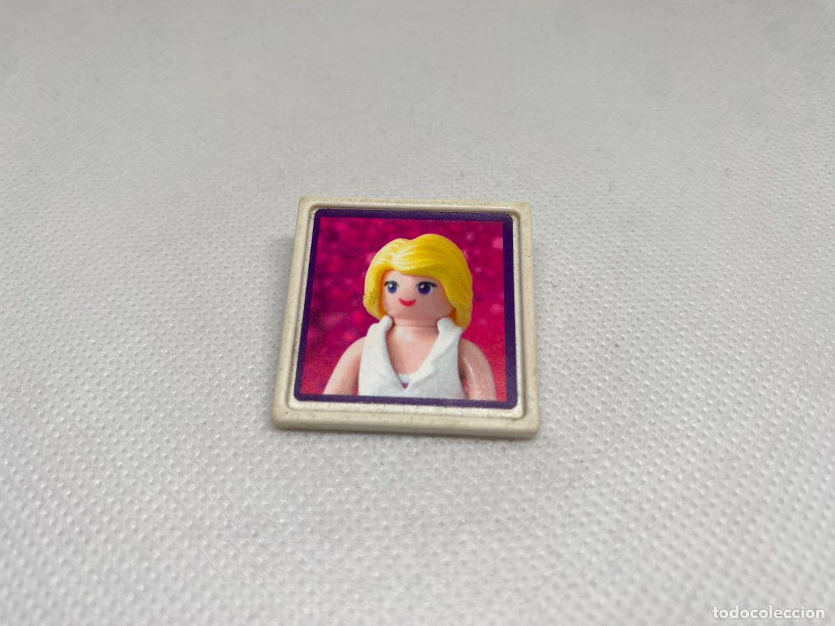 Playmobil: CUADRO RETRATO MUJER CARTEL PELUQUERIA PLAYMOBIL C15