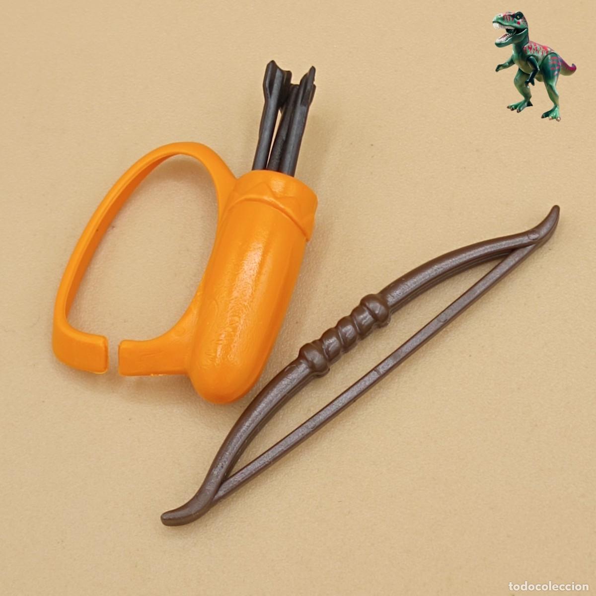 Playmobil: Playmobil arco carcaj amarillo naranja funda flechas arquero medieval 3626 3627 3629 3665 3667 3878
