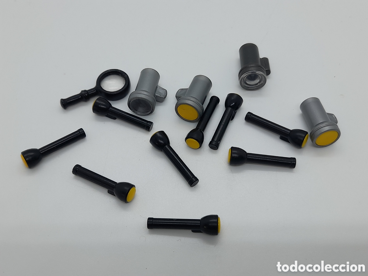 Playmobil: PLAYMOBIL. LOTE DE LINTERNAS - Foto 1