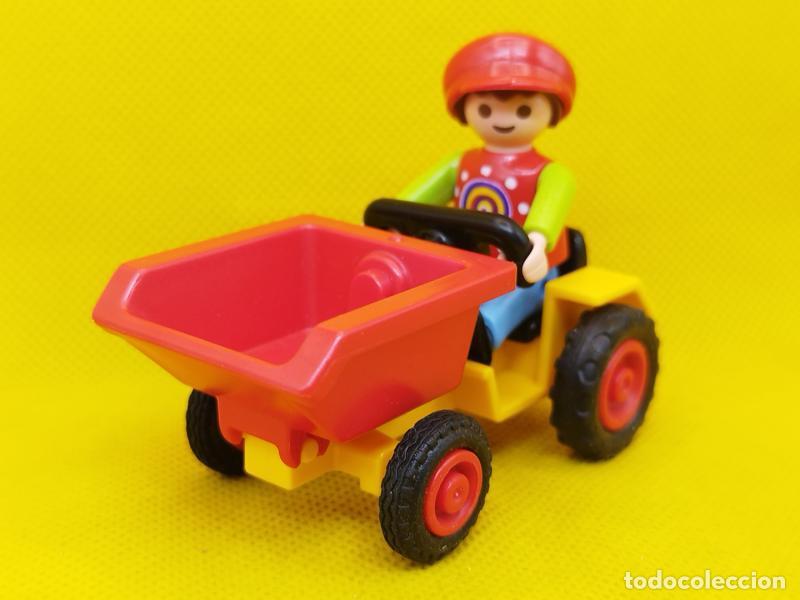 Playmobil: Playmobil Ni&ntilde;o con dumper, ni&ntilde;o con volquete