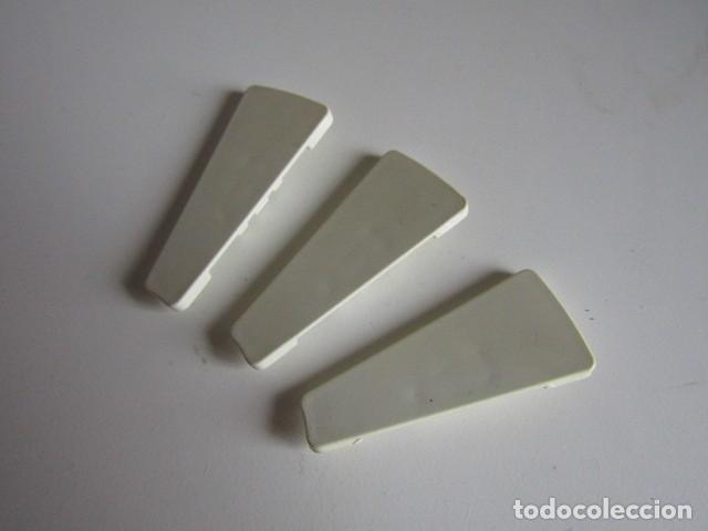 Playmobil: DIFICIL SET DE 3 PELDA&Ntilde;OS BLANCOS DE ESCALERAS DE CARACOL EDIFICIO PLAYMOBIL