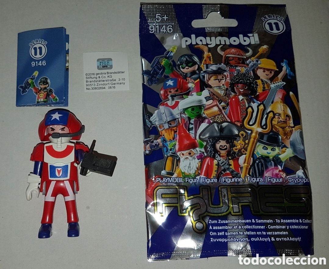 Playmobil: Playmobil serie 11 piloto carreras Am&eacute;rica races competici&oacute;n figura mu&ntilde;eco colecci&oacute;n