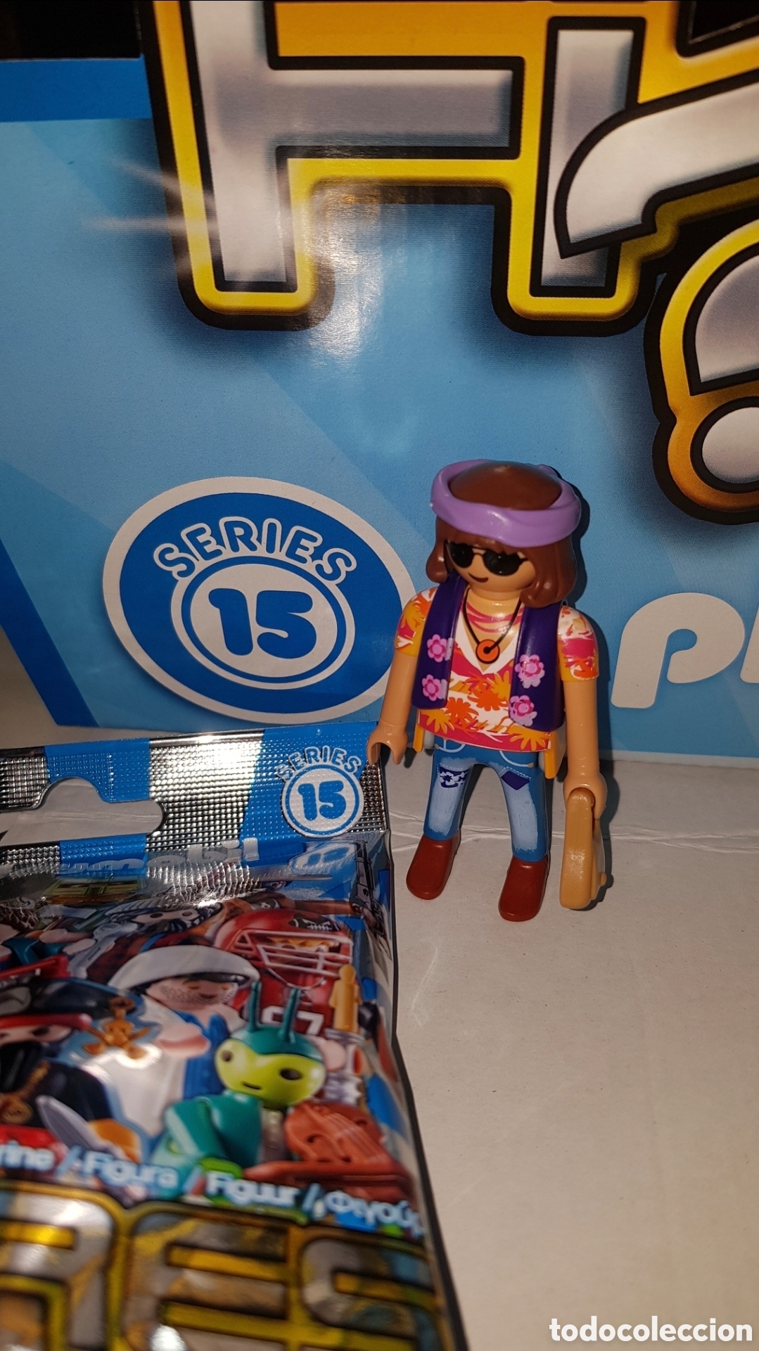 Playmobil: Figura playmobil serie 15 hippie nuevo sobre sorpresa