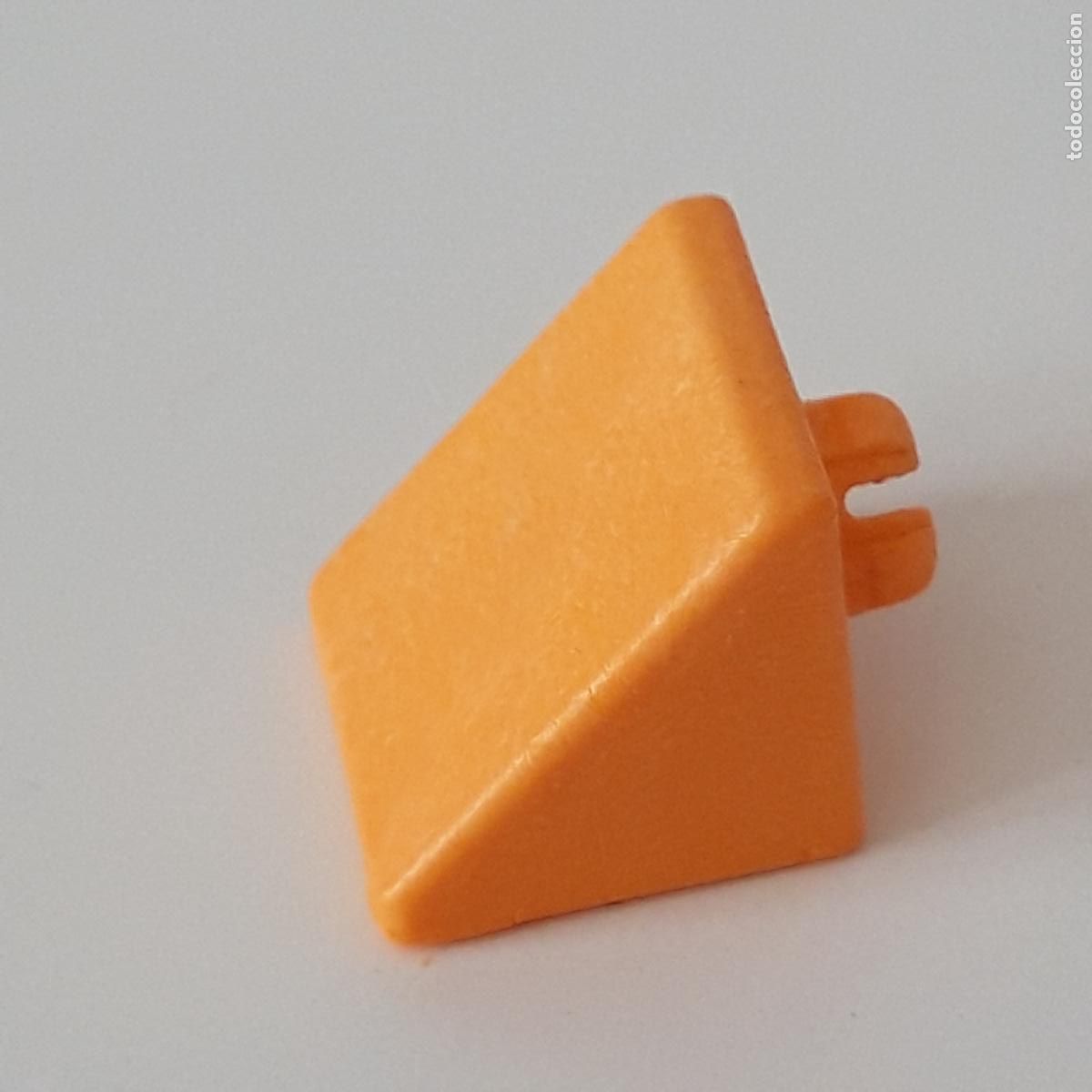 Playmobil: PLAYMOBIL CONECTOR TRIANGULAR MOSTAZA-NARANJA? PARA EDIFICIOS SYSTEM X N3 - Foto 2