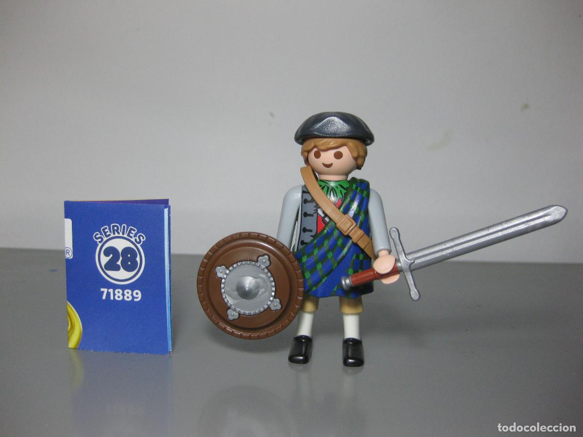 Playmobil: PLAYMOBIL ESCOCES HIGLANDER SERIE 28 AZUL SOBRE SORPRESA REF 71889