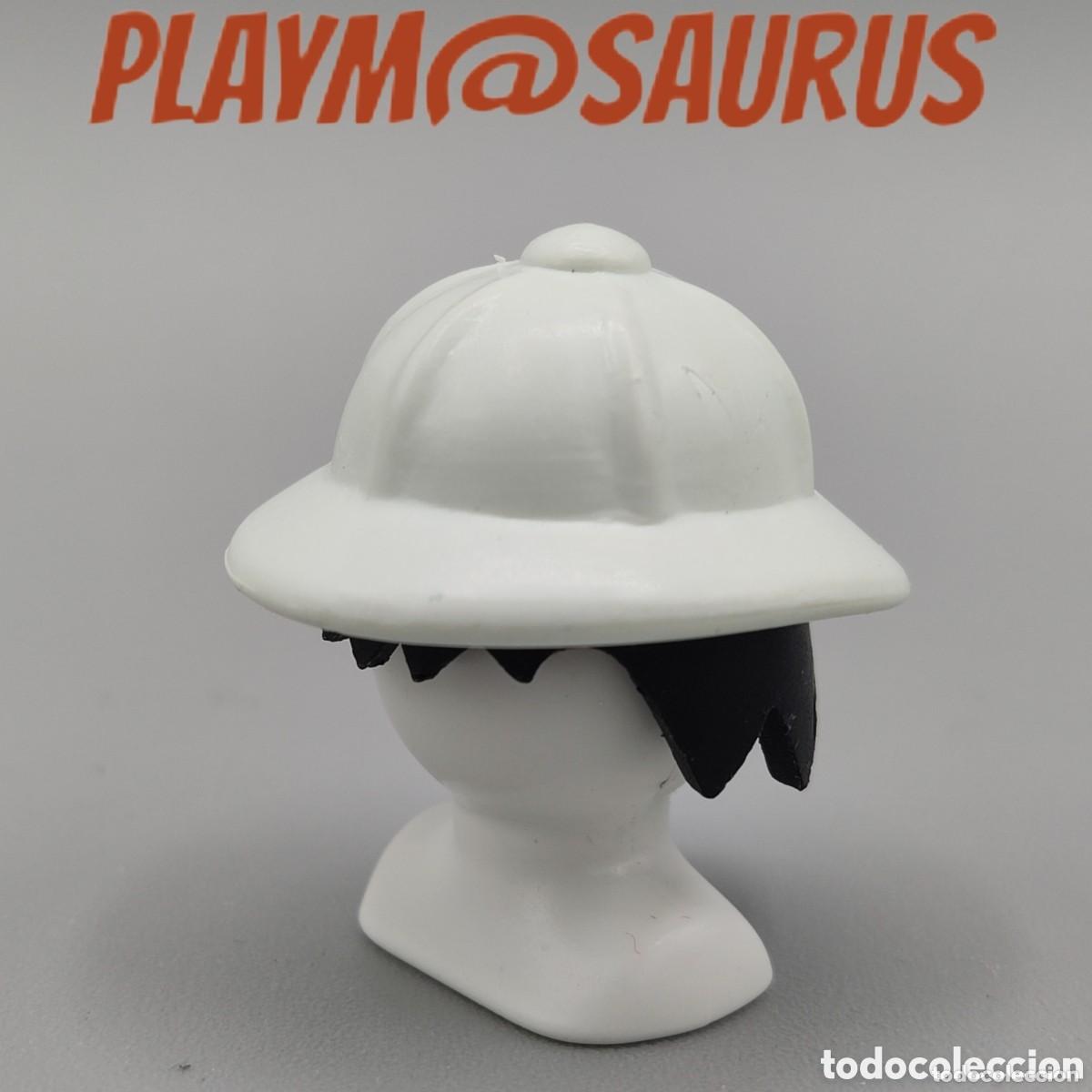 Playmobil: PLAYMOBIL SOMBRERO SALACOT COLONIAL SAFARI EXPLORADOR blanco EXPEDICION 3017 3189 3364 3414 FAMOBIL