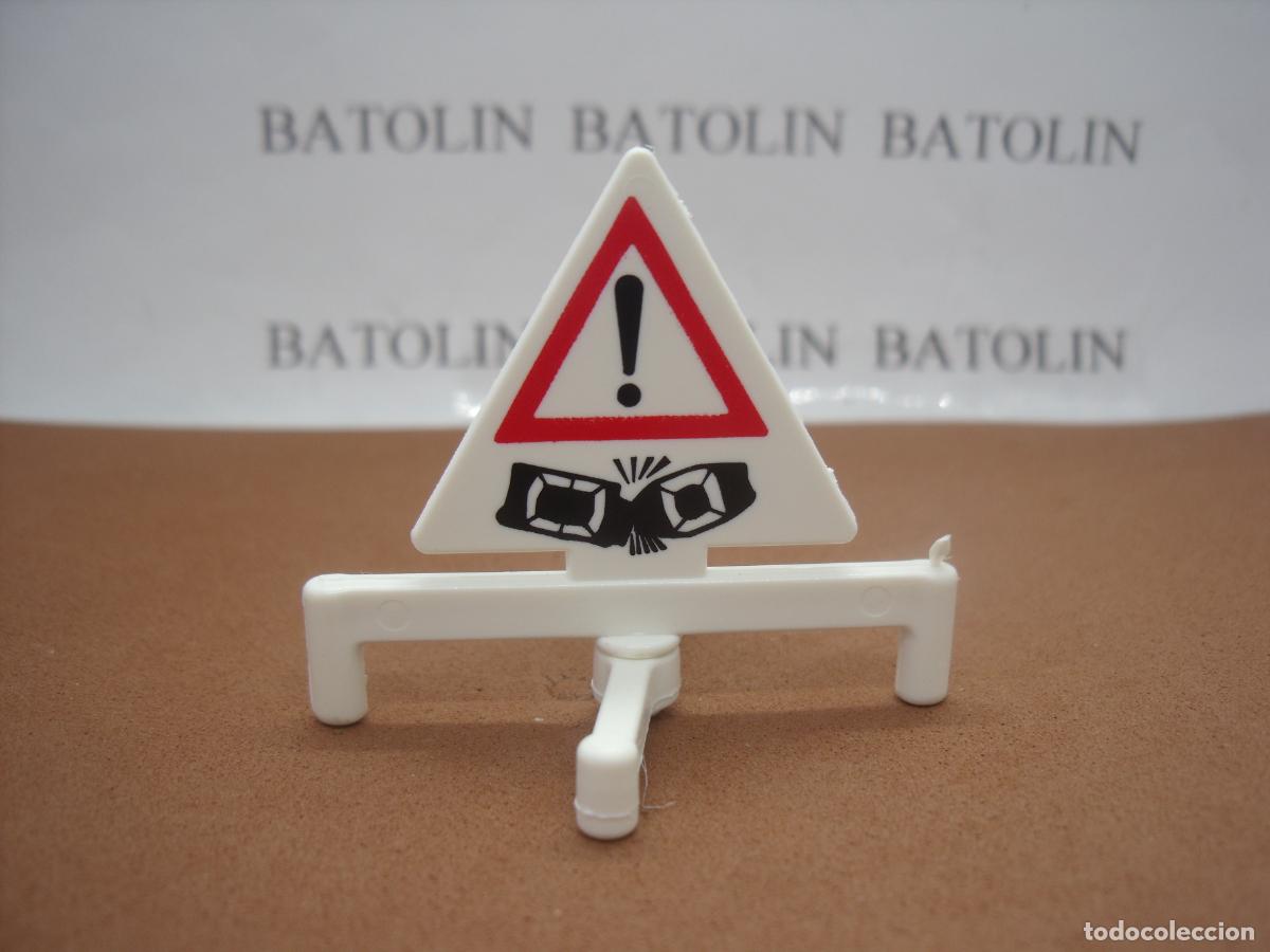 Playmobil: PLAYMOBIL SE&Ntilde;AL DE OBRAS TRAFICO CIUDAD POLIC&Iacute;A