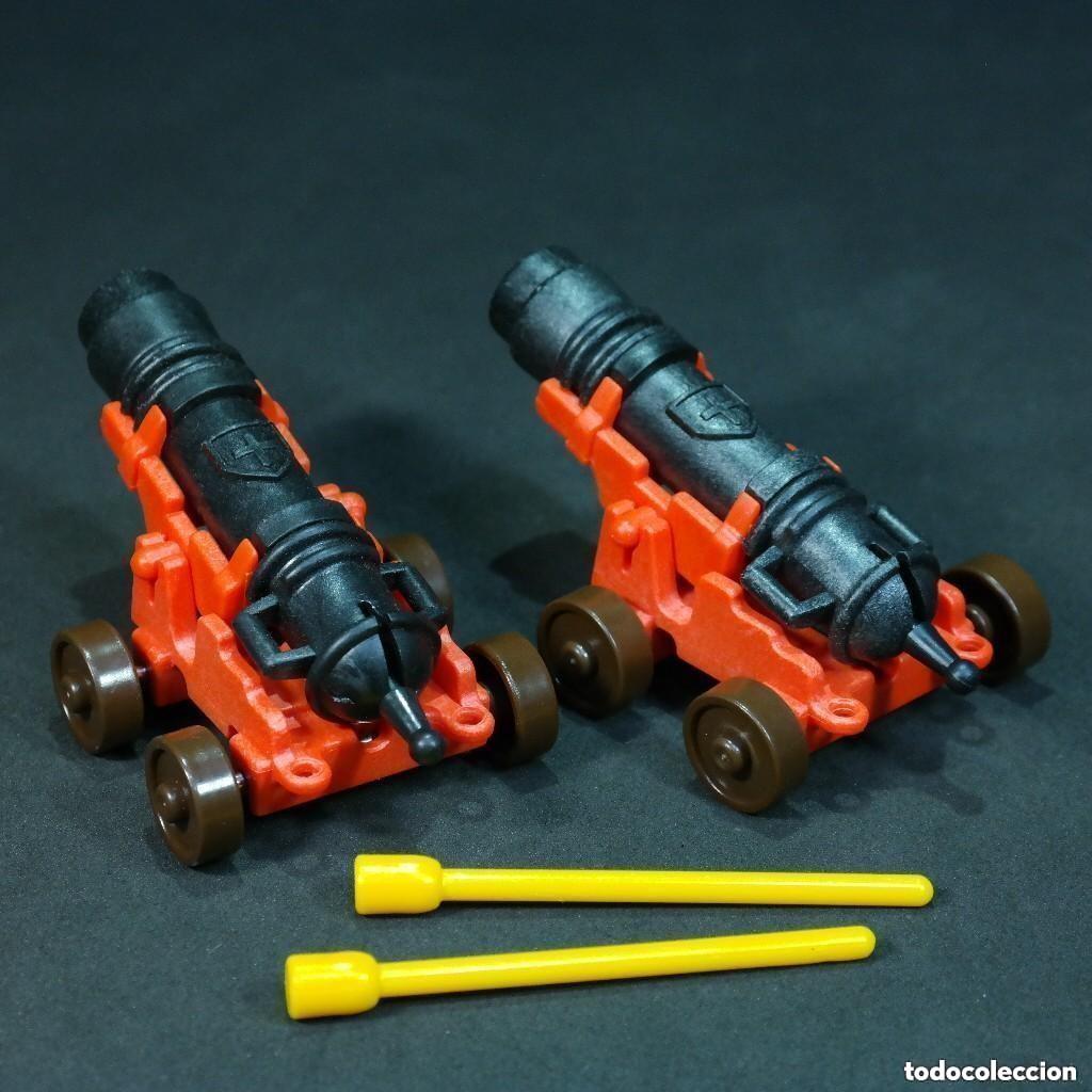 Playmobil: Playmobil dos ca&ntilde;ones pirata con baquetas ☼
