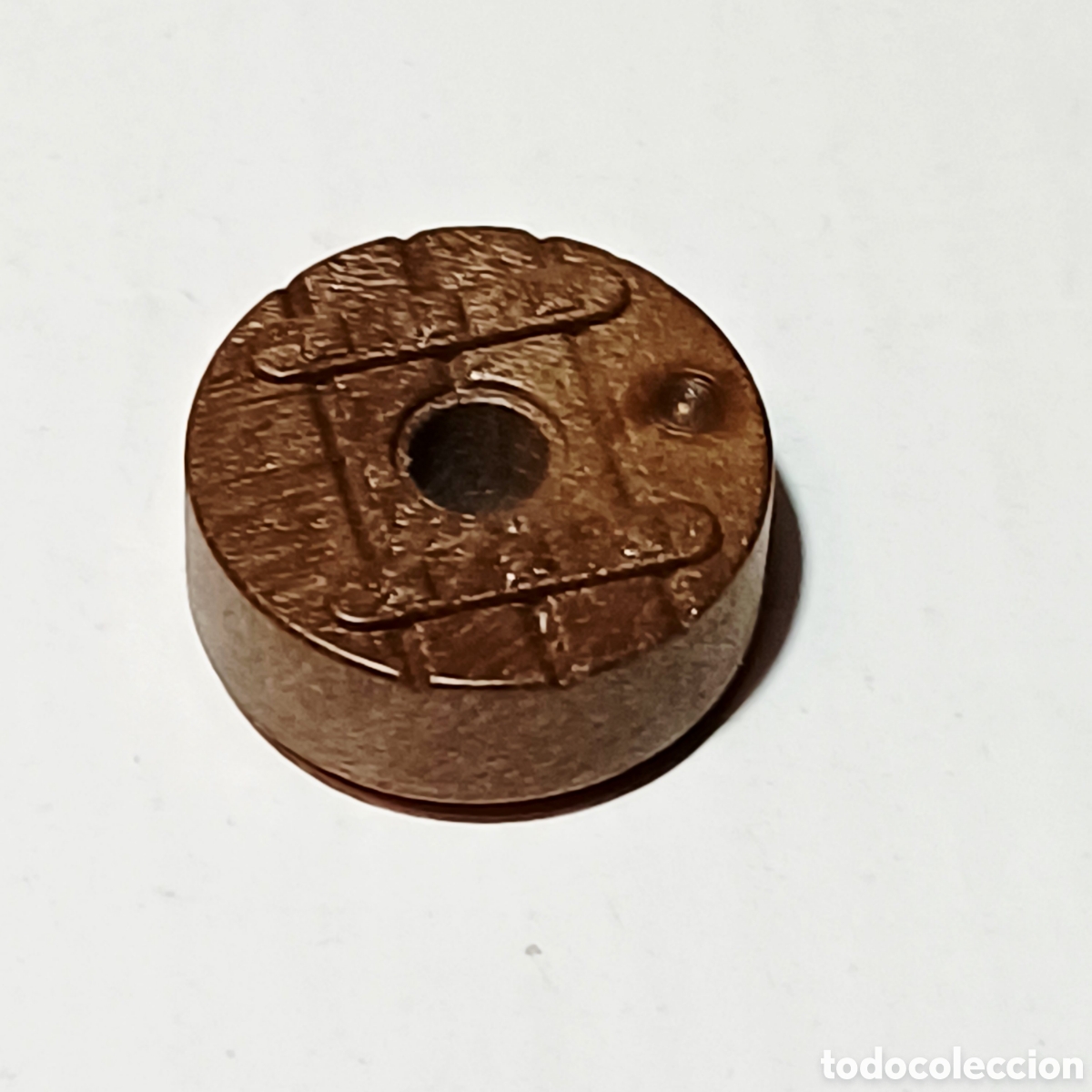 Playmobil: Pieza playmobil rueda madera carro catapulta medieval vikingo romano 2,2 cm diametro