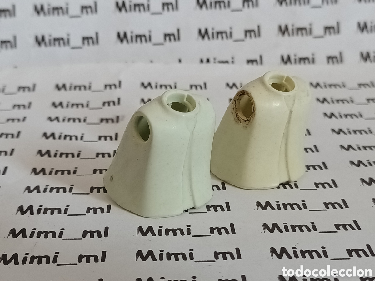 Playmobil: Playmobil 2 torsos blancos mujer primera &eacute;poca recambios figuras