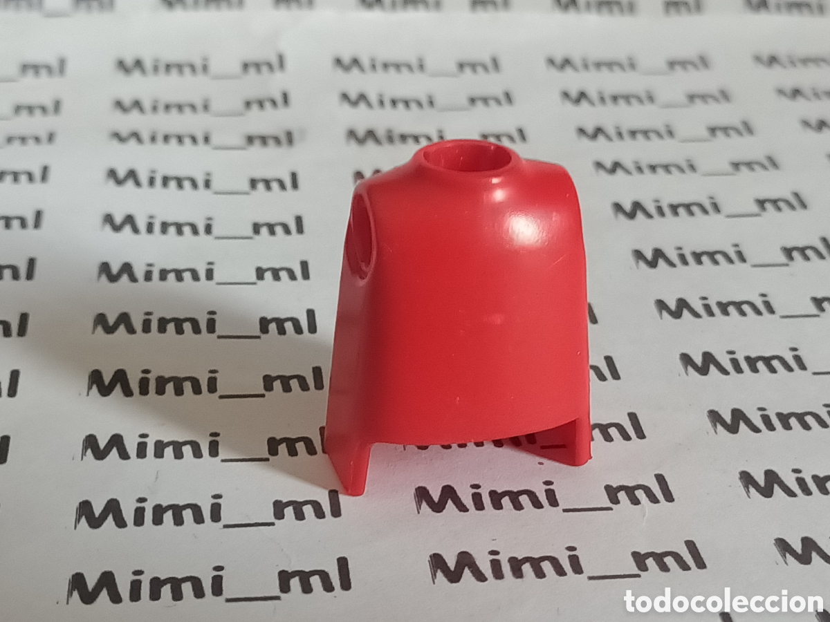 Playmobil: Playmobil torso liso rojo cuerpo hombre recambios figuras