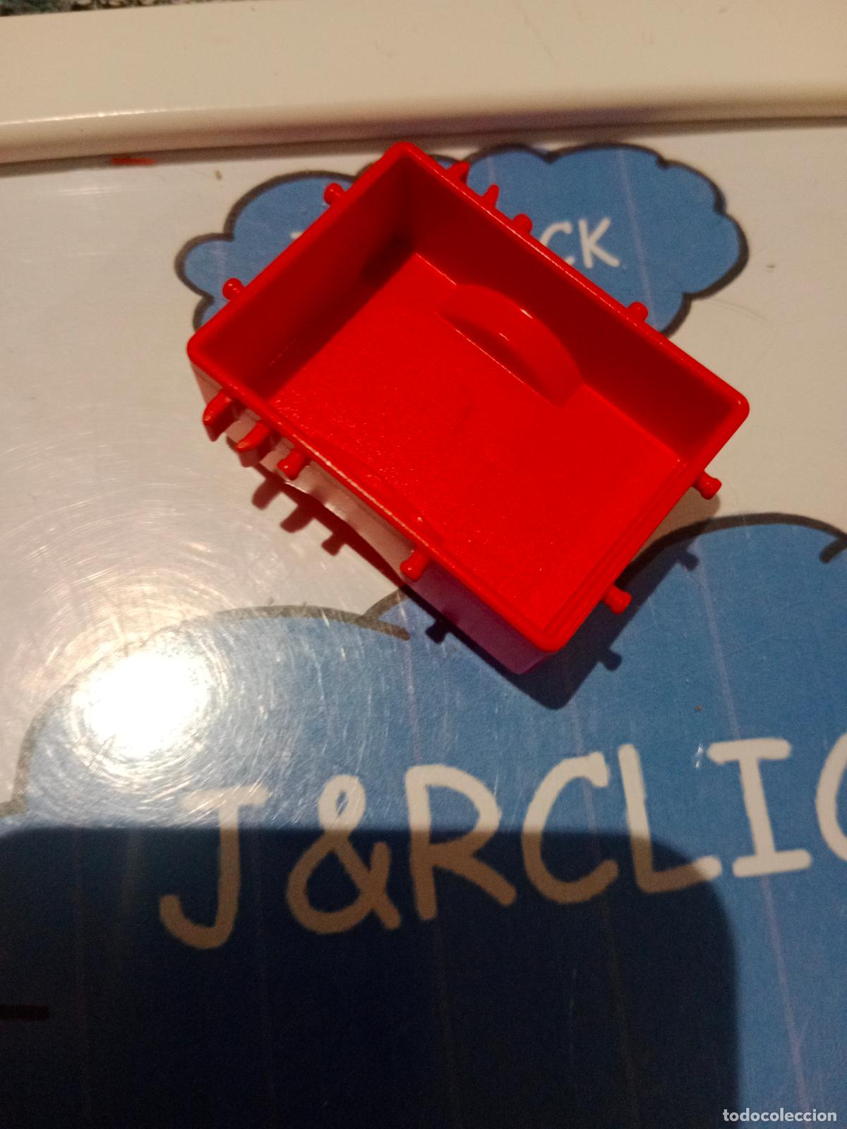 Playmobil: playmobil repuesto caja remolque rojo