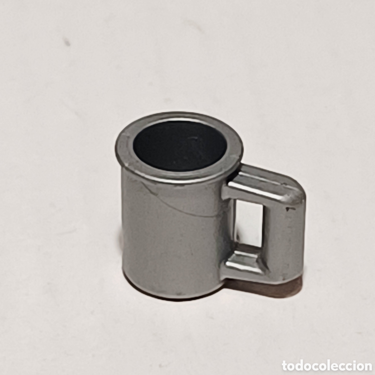 Playmobil: Pieza playmobil taza jarra alta cerveza vino gris metalizado medieval vikingo romano