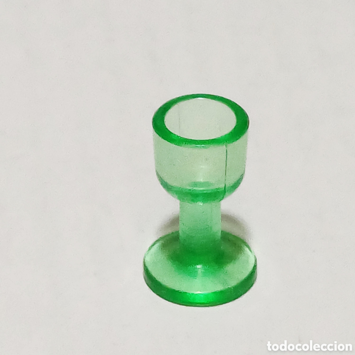 Playmobil: Pieza playmobil taza copa cerveza vino verde translucido medieval vikingo romano city victoriano