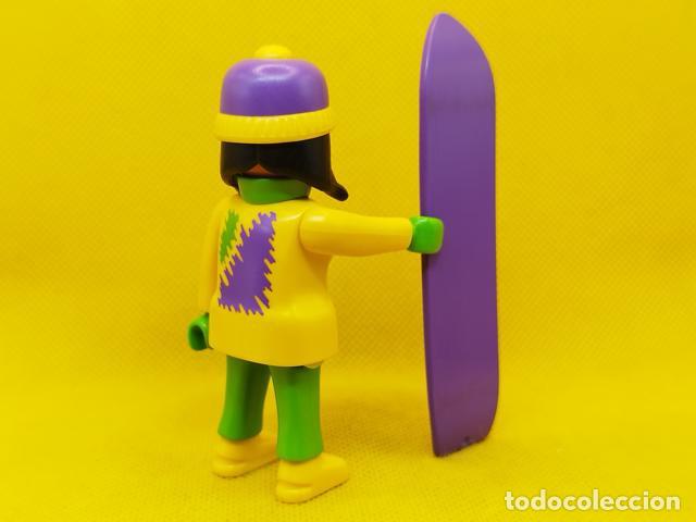 Playmobil: Playmobil Chica con tabla de snowboard REF 3683 - Foto 4