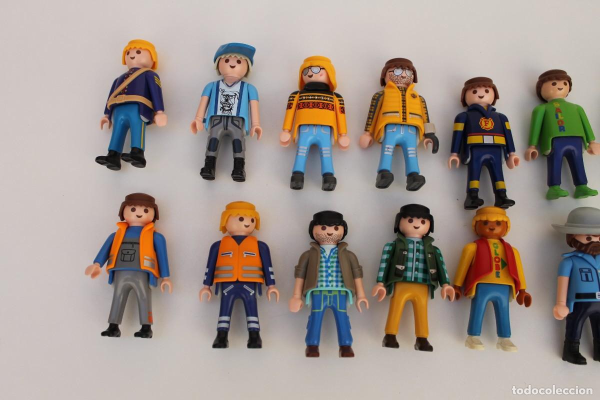 Playmobil: LOTE DE 15 FIGURAS PLAYMOBIL. - Foto 2