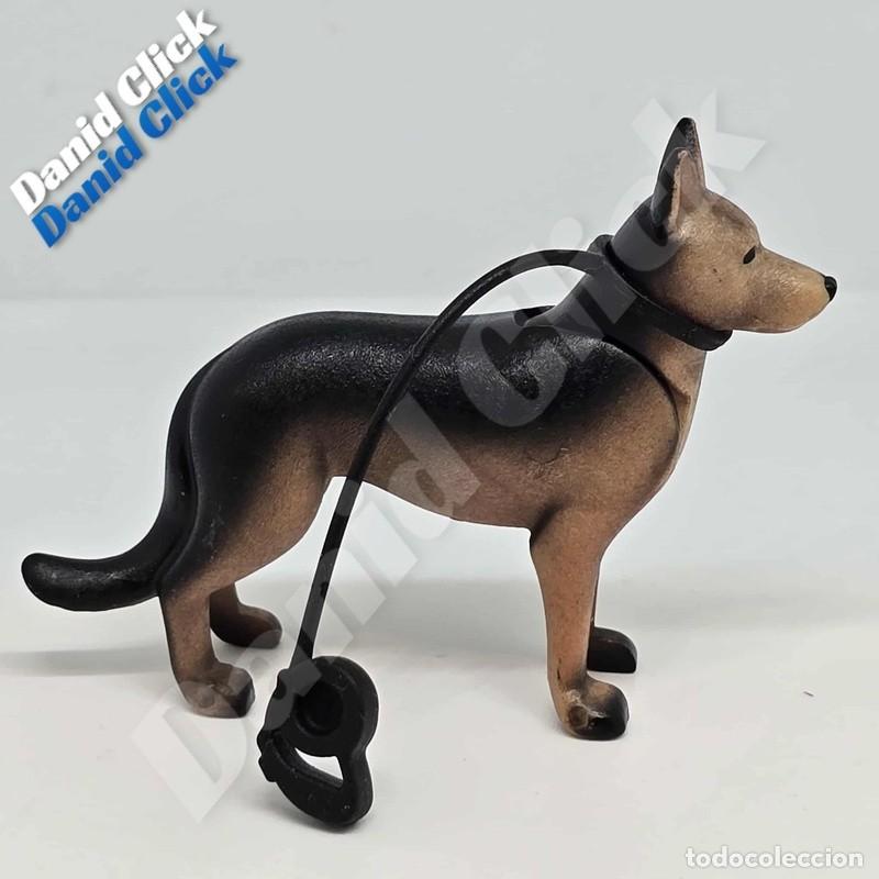 Playmobil: PLAYMOBIL PERRO PASTOR ALEMAN CON CORREA - Foto 1