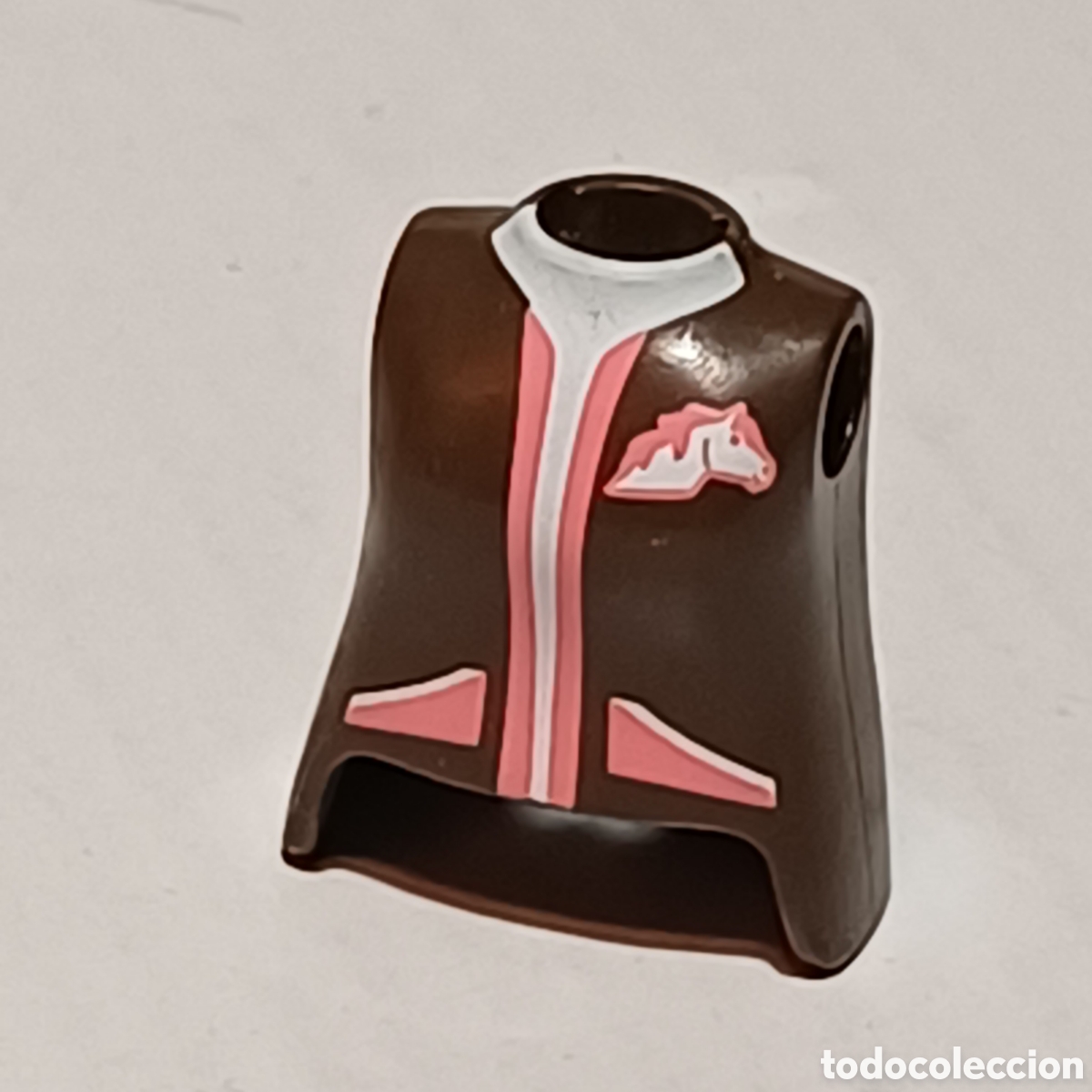 Playmobil: Pieza playmobil figura mujer torso maeron escuela hipica amazona caballos city ciudad