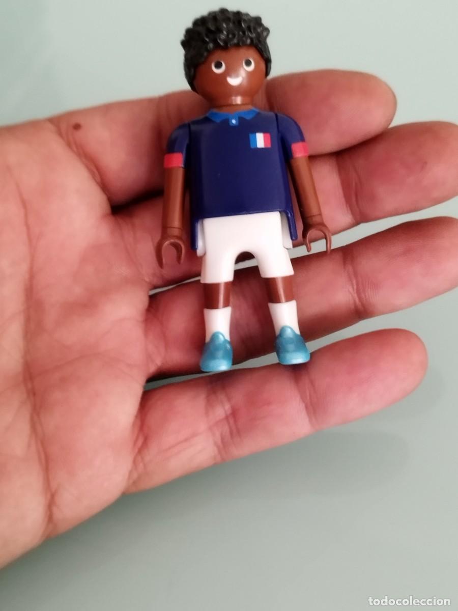 Playmobil: Figura Playmobil, de jugador de futbol de Francia.