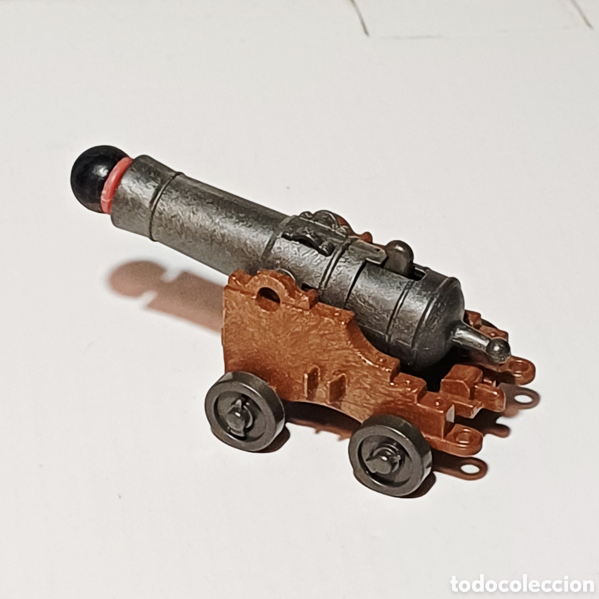 Playmobil: Pieza playmobil ca&ntilde;on pirata con bala de goma medieval vikingo