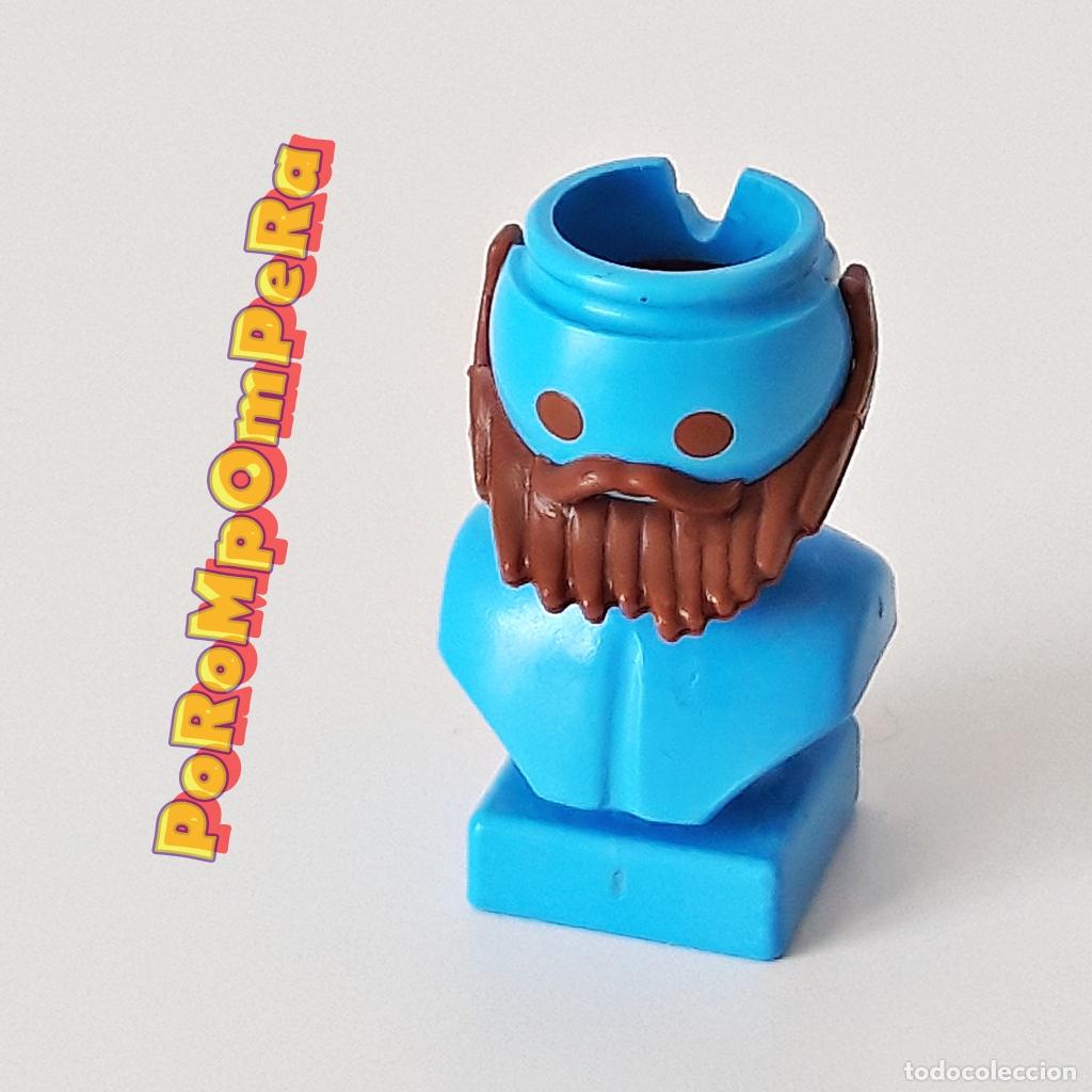Playmobil: PLAYMOBIL BARBA PUNTIAGUDA MARR&Oacute;N CON BIGOTE MODERNA COMPLETAR/CUSTOM
