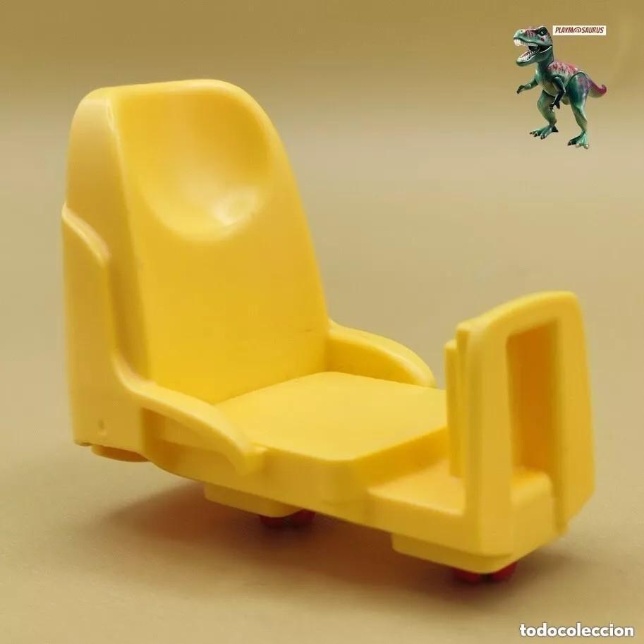 Playmobil: Playmobil asiento amarillo amarilla naranja silla sillon pasajeros avion jet aeropuerto 4310