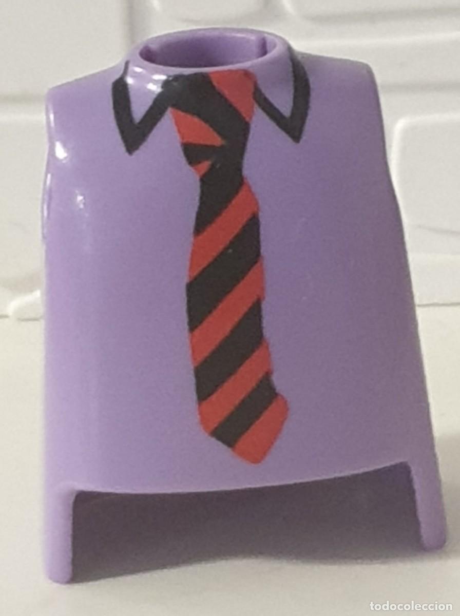 Playmobil: Playmobil Torso Violeta con corbata - Foto 1