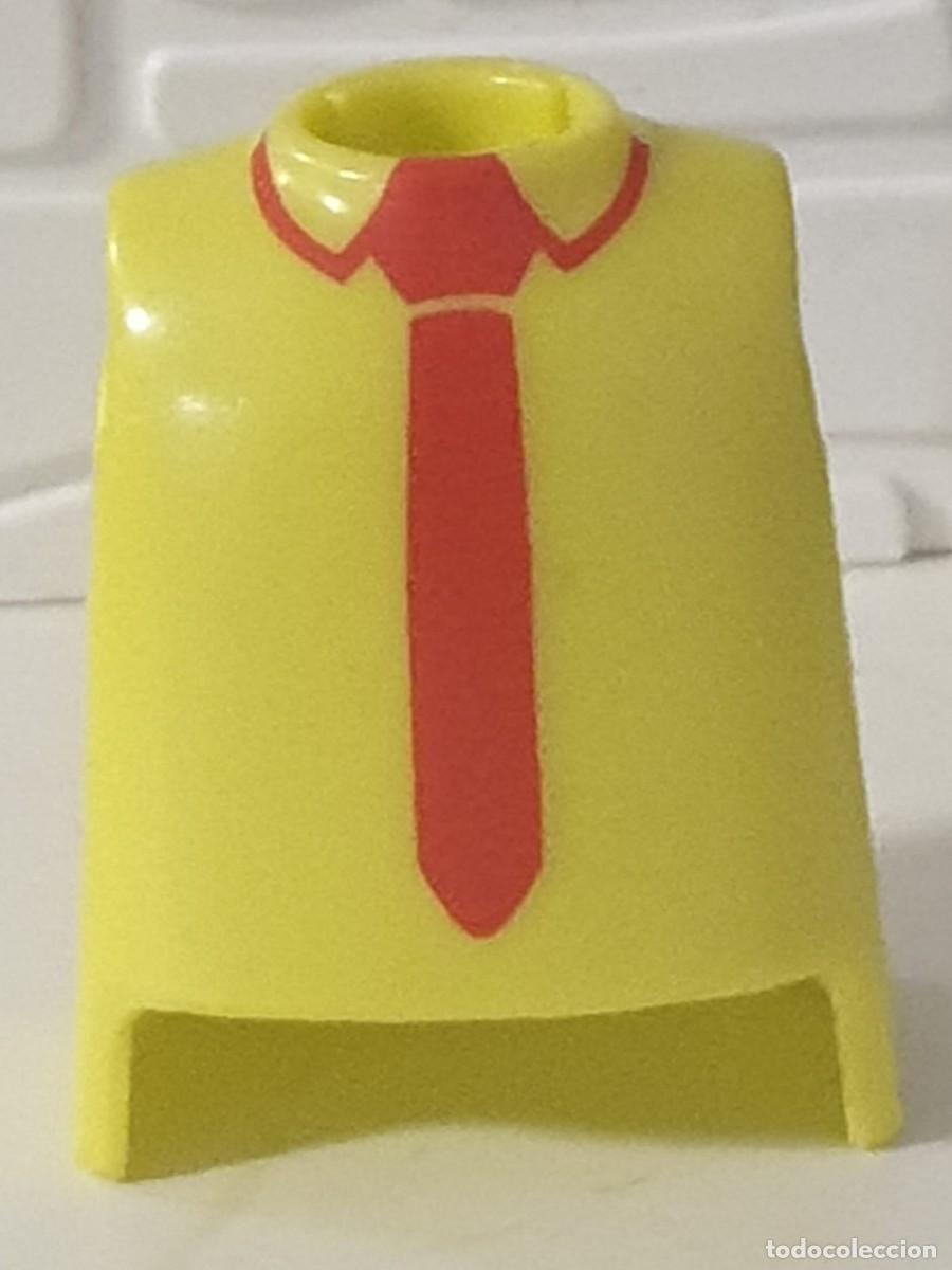 Playmobil: Playmobil Torso Amarillo con corbata