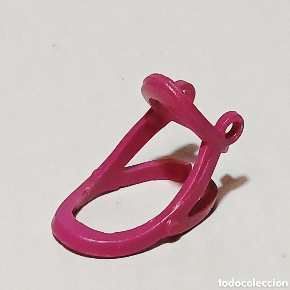 Playmobil: Pieza playmobil bocado bozal rienda pony caballo magenta violeta