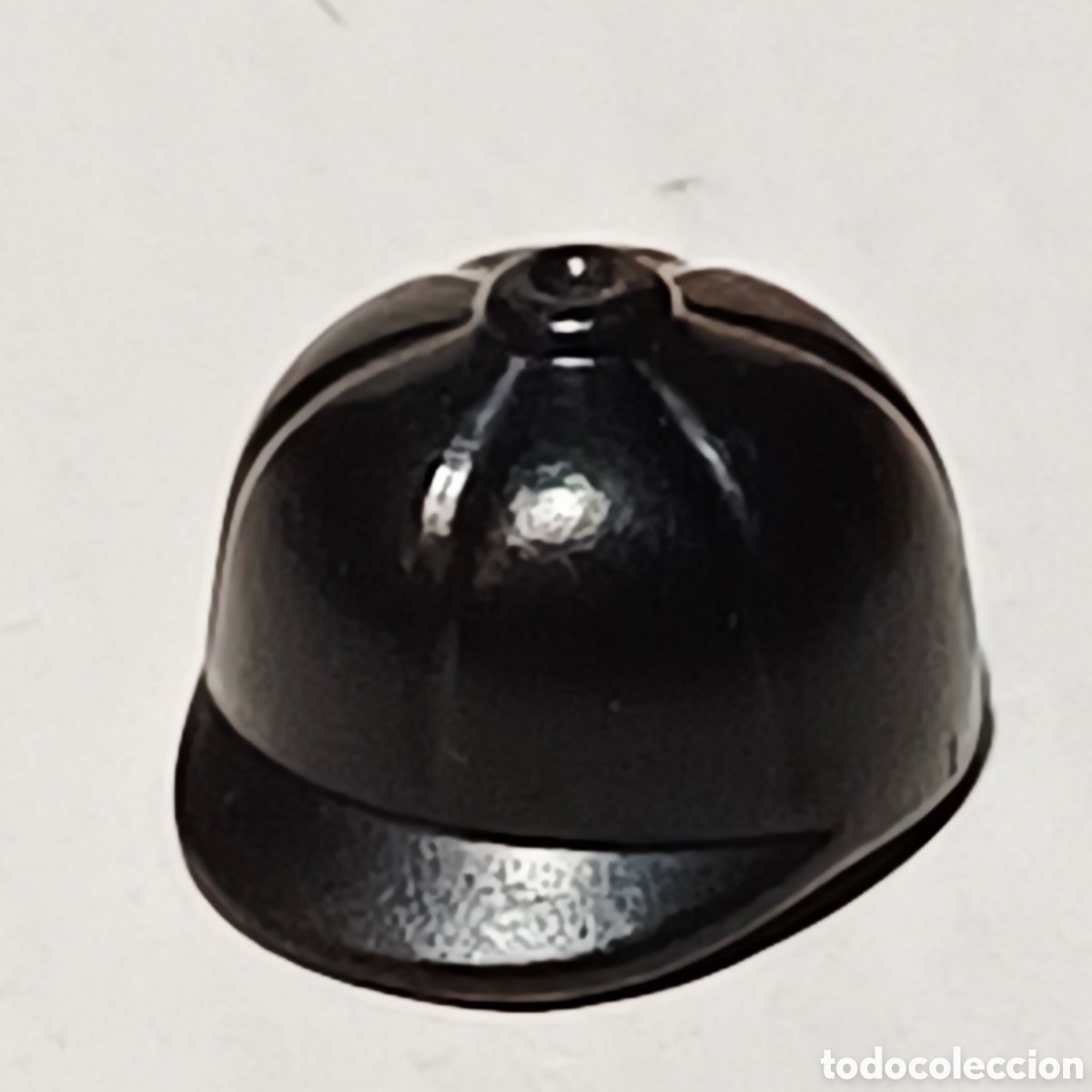 Playmobil: Pieza playmobil casco negro gorra h&iacute;pica ni&ntilde;o infantil potro caballo