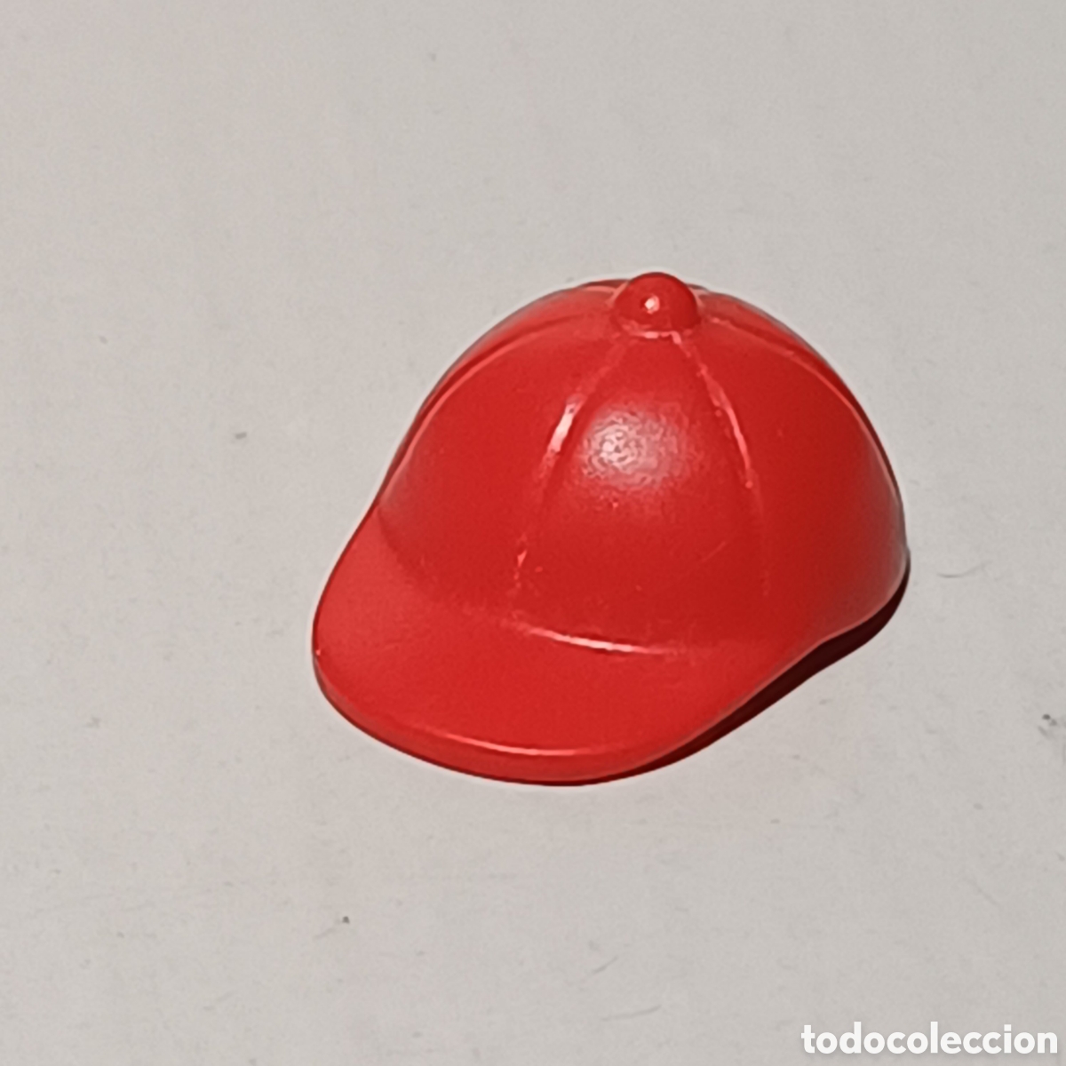 Playmobil: Pieza playmobil gorra gorro rojo hipica caballo jinete city ciudad