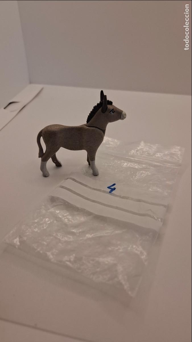 Playmobil: PLAYMOBIL BURRO GRIS - Foto 1