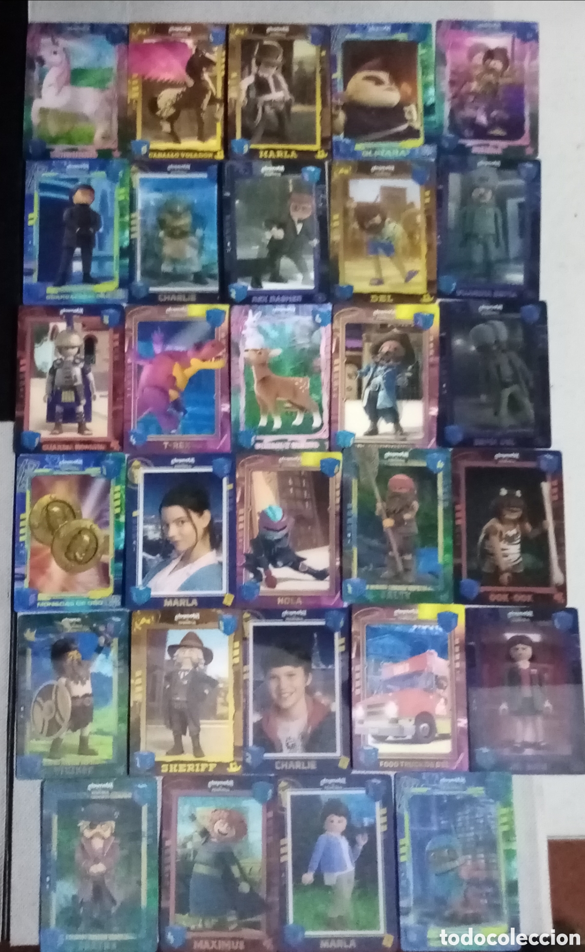 Playmobil: Playmobil lote 29 cartas la pel&iacute;cula