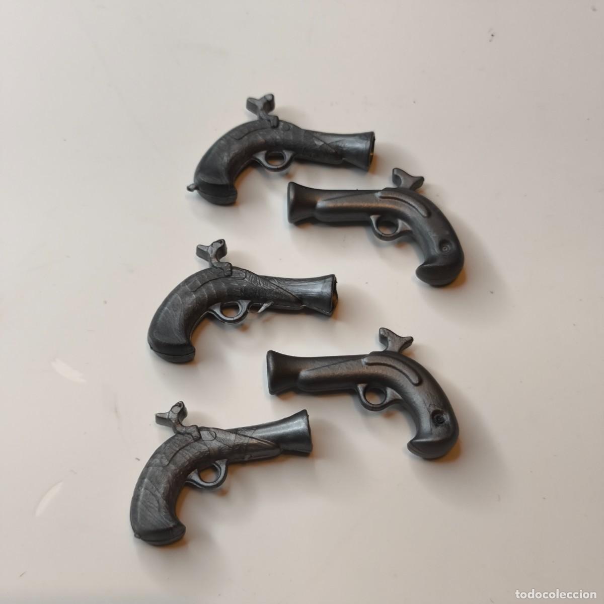 Playmobil: Playmobil Lote cinco pistolas pirata N3
