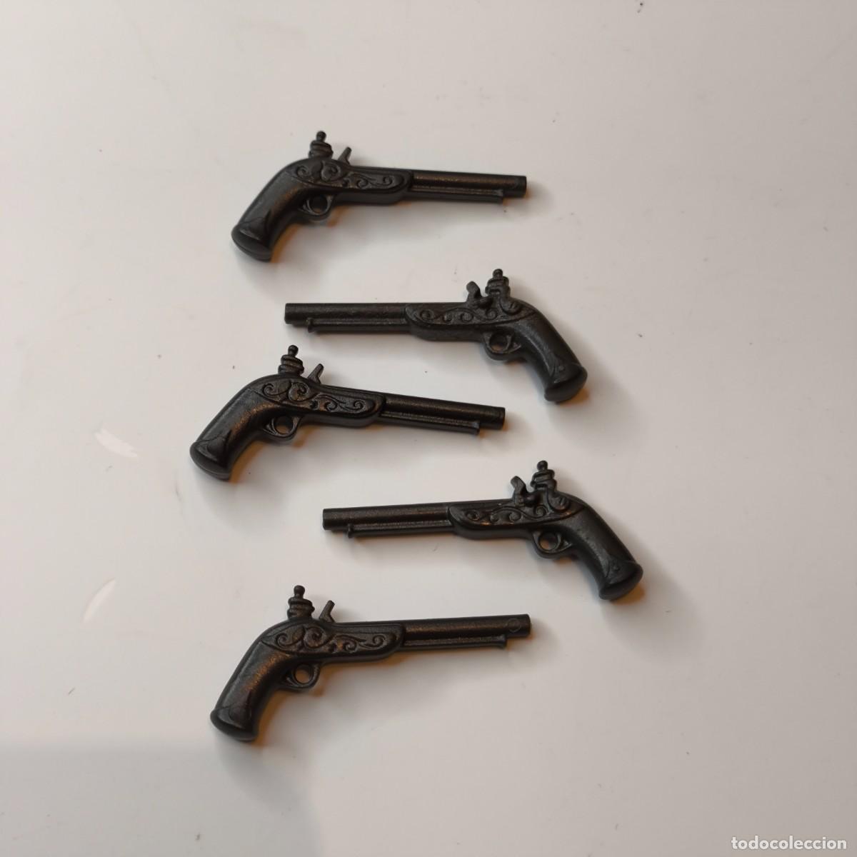 Playmobil: Playmobil Lote cinco pistolas antiguas. N1
