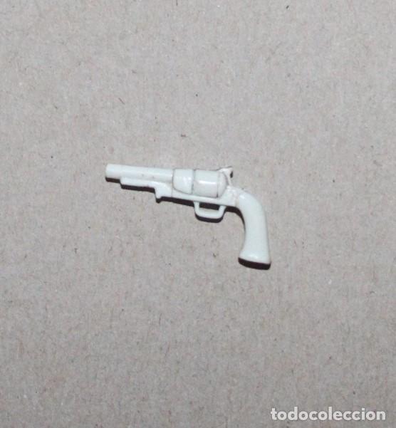 Playmobil: PLAYMOBIL COLOR PISTOLA REVOLVER BLANCO 3622 3610 3623 3640 CABALLERIA US LANZADOR CUCHILLOS COWBOY