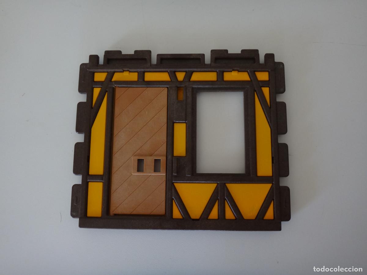 Playmobil: PLAYMOBIL PARED VENTANA PUERTA CASA MEDIEVAL CASTILLO CUSTOM