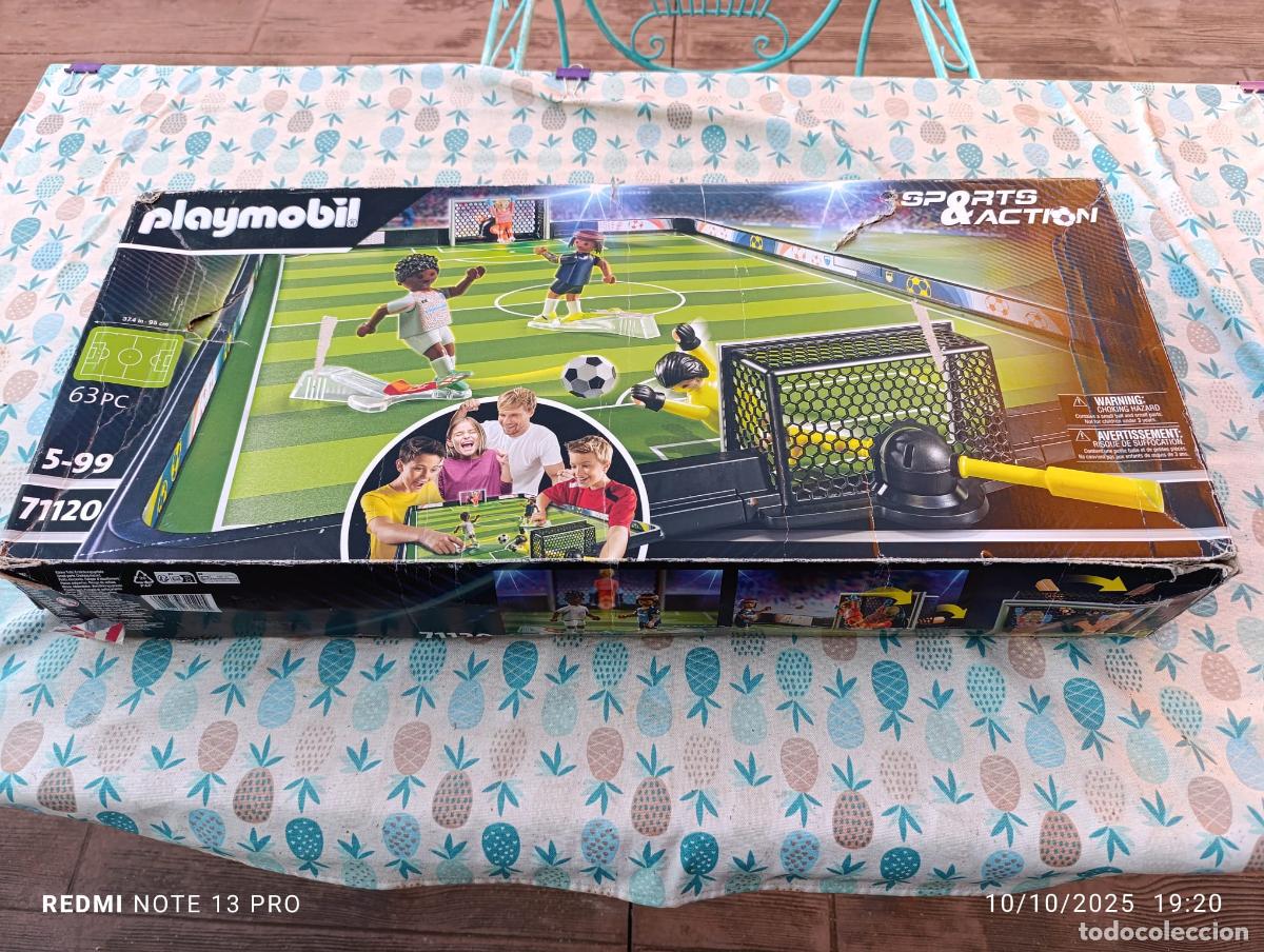 Playmobil: PLAYMOBIL CAMPO DE FUTBOL. REF.71120. SPORTS & ACTION. ORIGINAL.