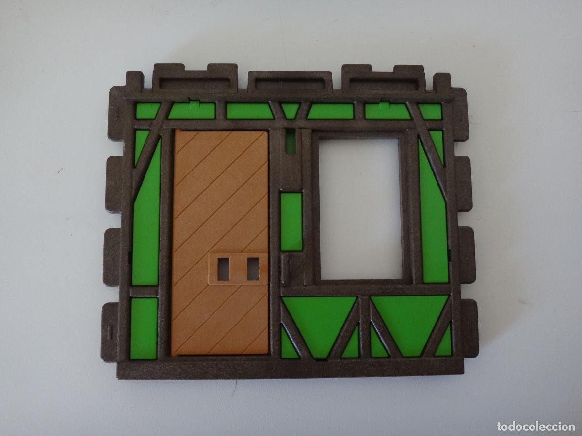 Playmobil: PLAYMOBIL PARED VENTANA PUERTA CASA MEDIEVAL CASTILLO CUSTOM