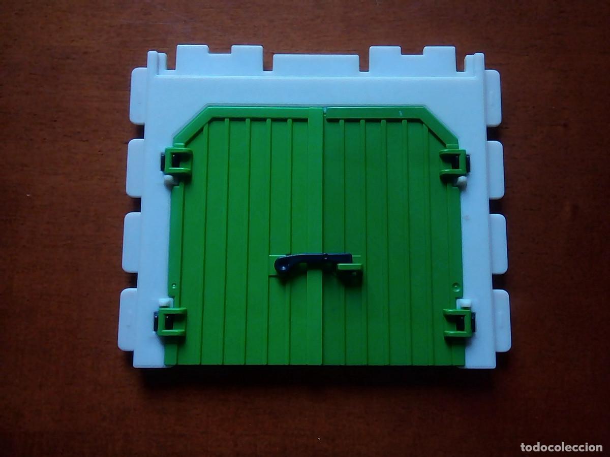 Playmobil: PLAYMOBIL PARED PUERTA GRANJA CASA MEDIEVAL CASTILLO