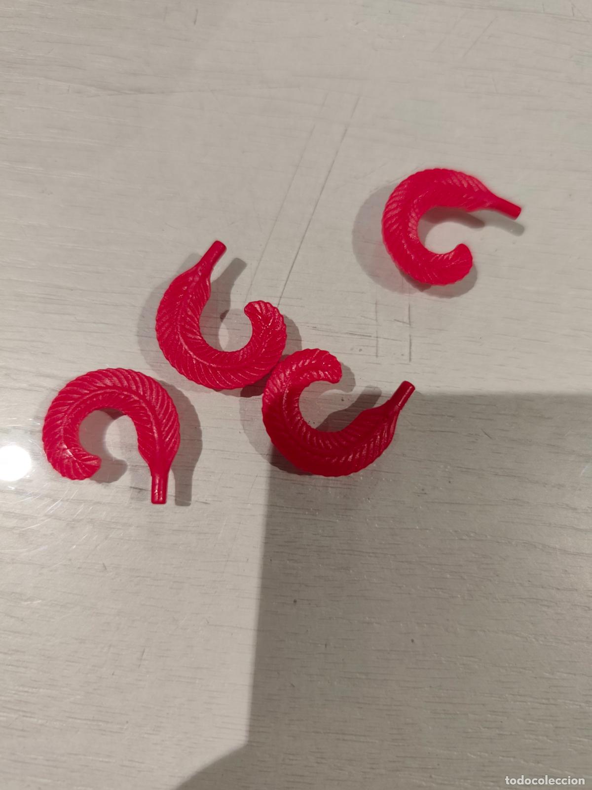 Playmobil: playmobil repuesto plumas rojas